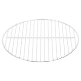 Vidaxl Barbecue Grille Round Ø37 cm 304 rostfritt stål