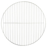 Vidaxl Barbecue Grille Round Ø47 cm 304 rostfritt stål