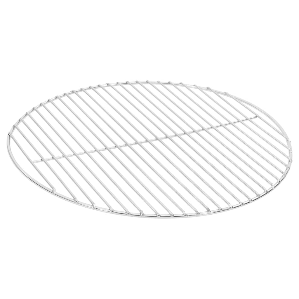 VidaXL Barbecuerooster rond Ø47 cm 304 roestvrij staal