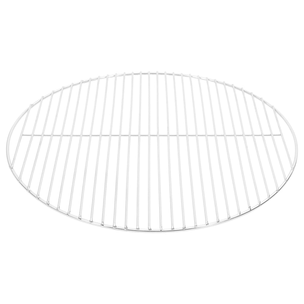 VidaXL Barbecuerooster rond Ø54 cm 304 roestvrij staal