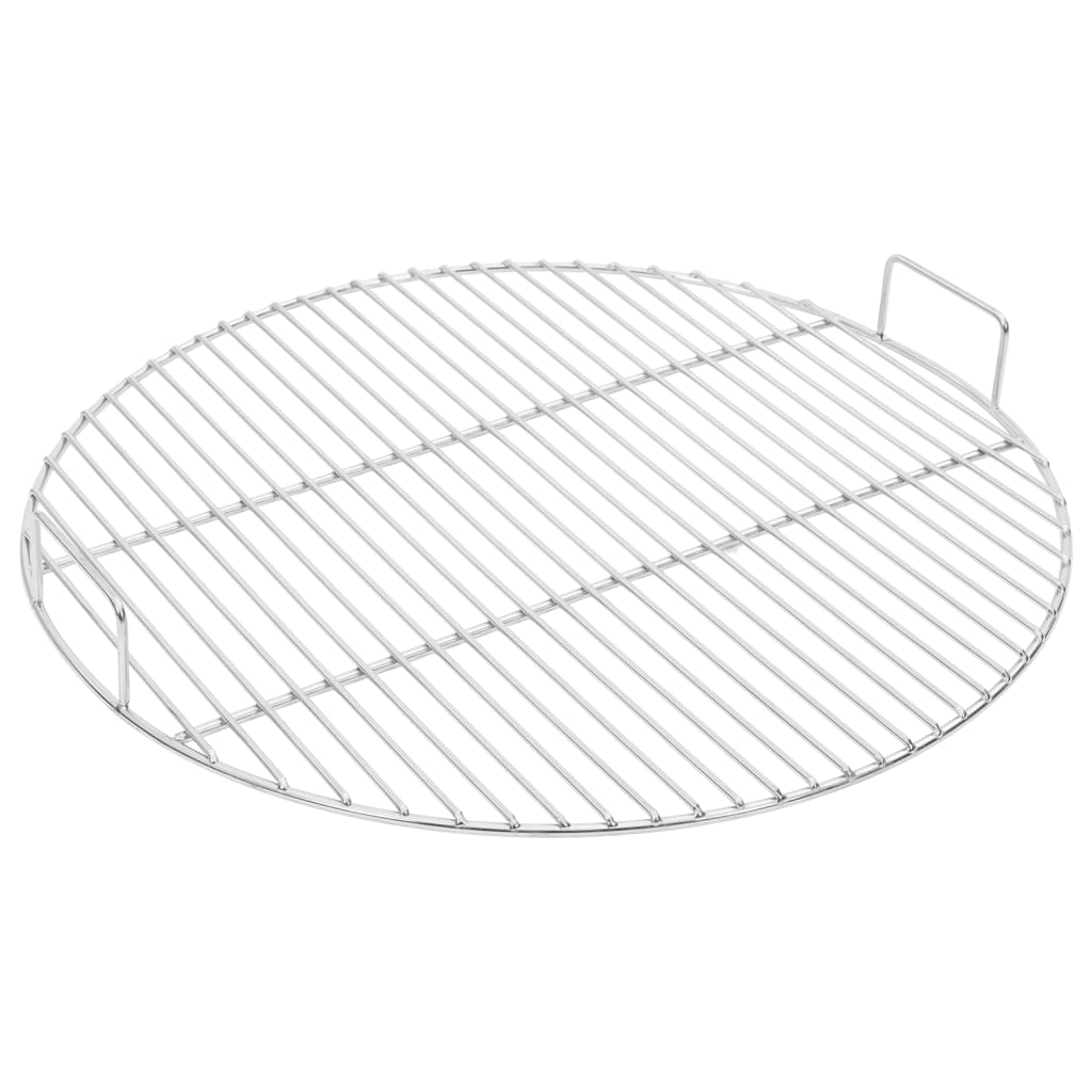 Vidaxl Barbecue Grille avec poignées rondes Ø54 cm 304 en acier inoxydable