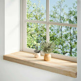 Vidaxl vensterbanken 2 st onbehandeld 70x30x2 cm massief eikenhout