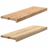 Vidaxl window sills 2 st untreated 80x30x2 cm solid oak