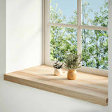 Vidaxl vensterbanken 2 st onbehandeld 70x40x2 cm massief eikenhout