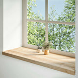 Vidaxl Window Sills 2 st ubehandlet 120x40x2 cm solid egetræ