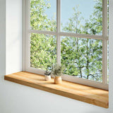 VIDAXL Windows Sills 2 szt. 110x30x2 cm lity dębowe jasnobrązowe