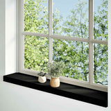 VIDAXL -Fensterbänke 2 ST 70x15x2 cm fester Eichenholz dunkelbraun