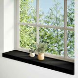 Vidaxl Fenster Sills 2 PC 100x20x2 cm Festplack donkelbrong