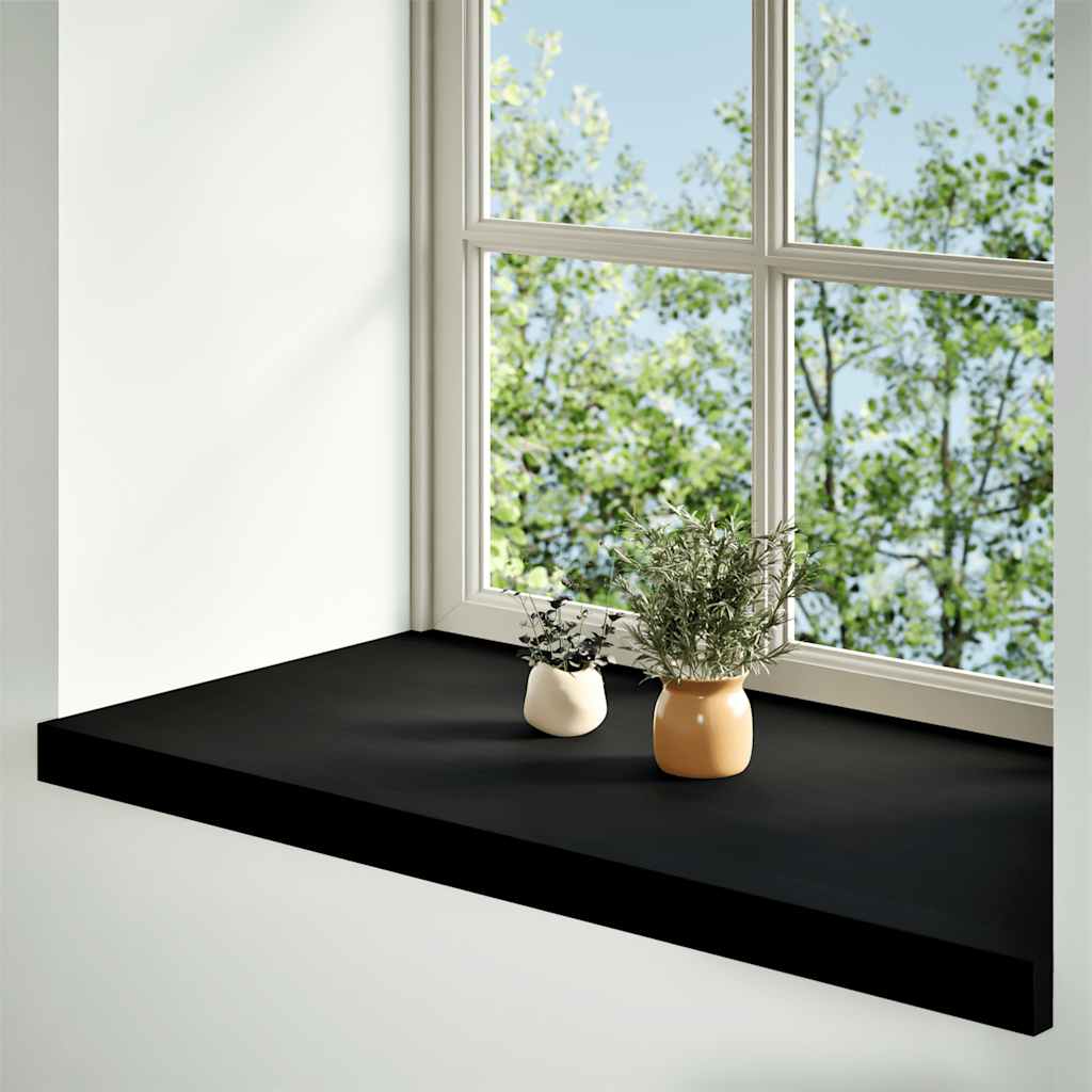 Vidaxl Window Sills 2 St 70x40x2 cm solid eg mørkebrun