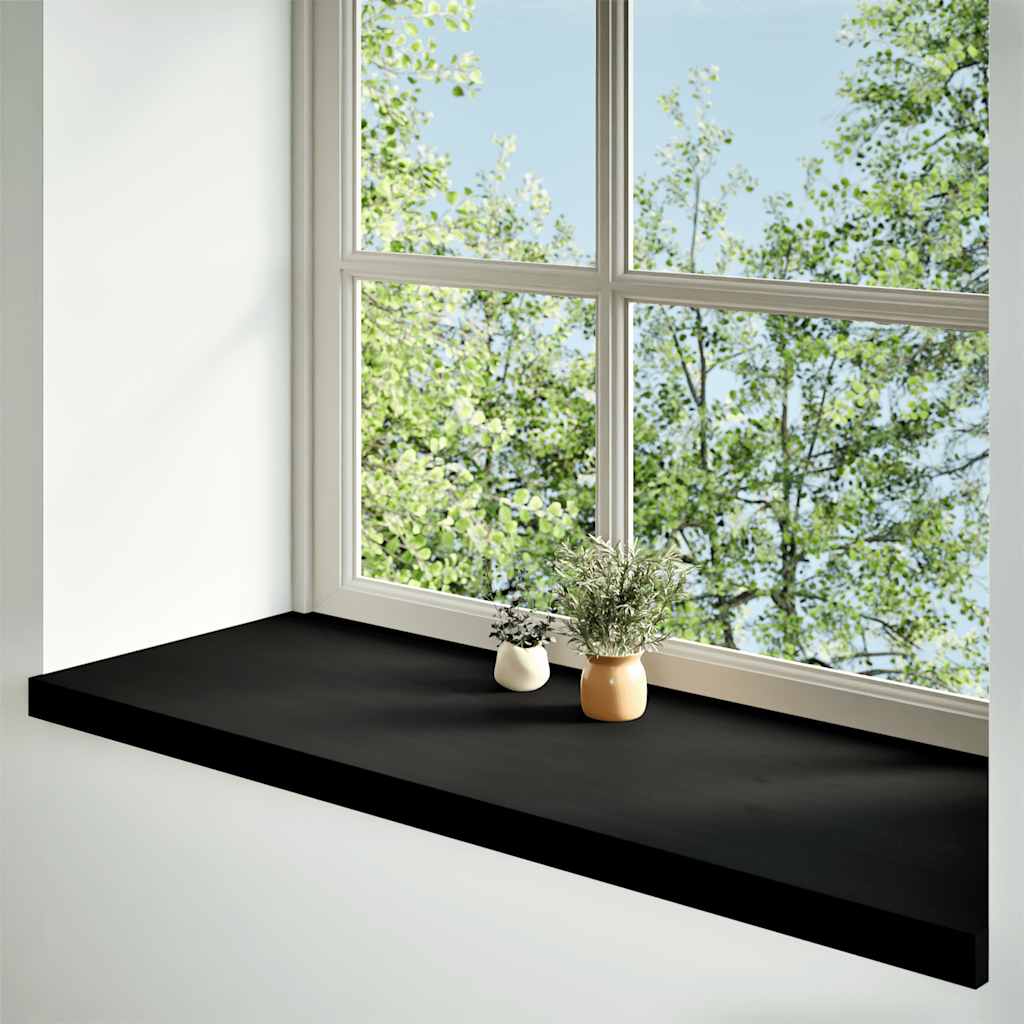 Vidaxl Fenster Sills 2 PC 100x40x2 cm Festplack donkelbrong