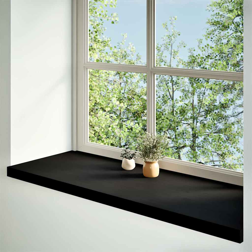 Vidaxl Window Sills 2 PCS 120x40x2 cm Solid eik mørkebrun