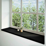 Vidaxl Window Sills 2 PCS 160x40x2 cm Solid eik tre mørkebrunt