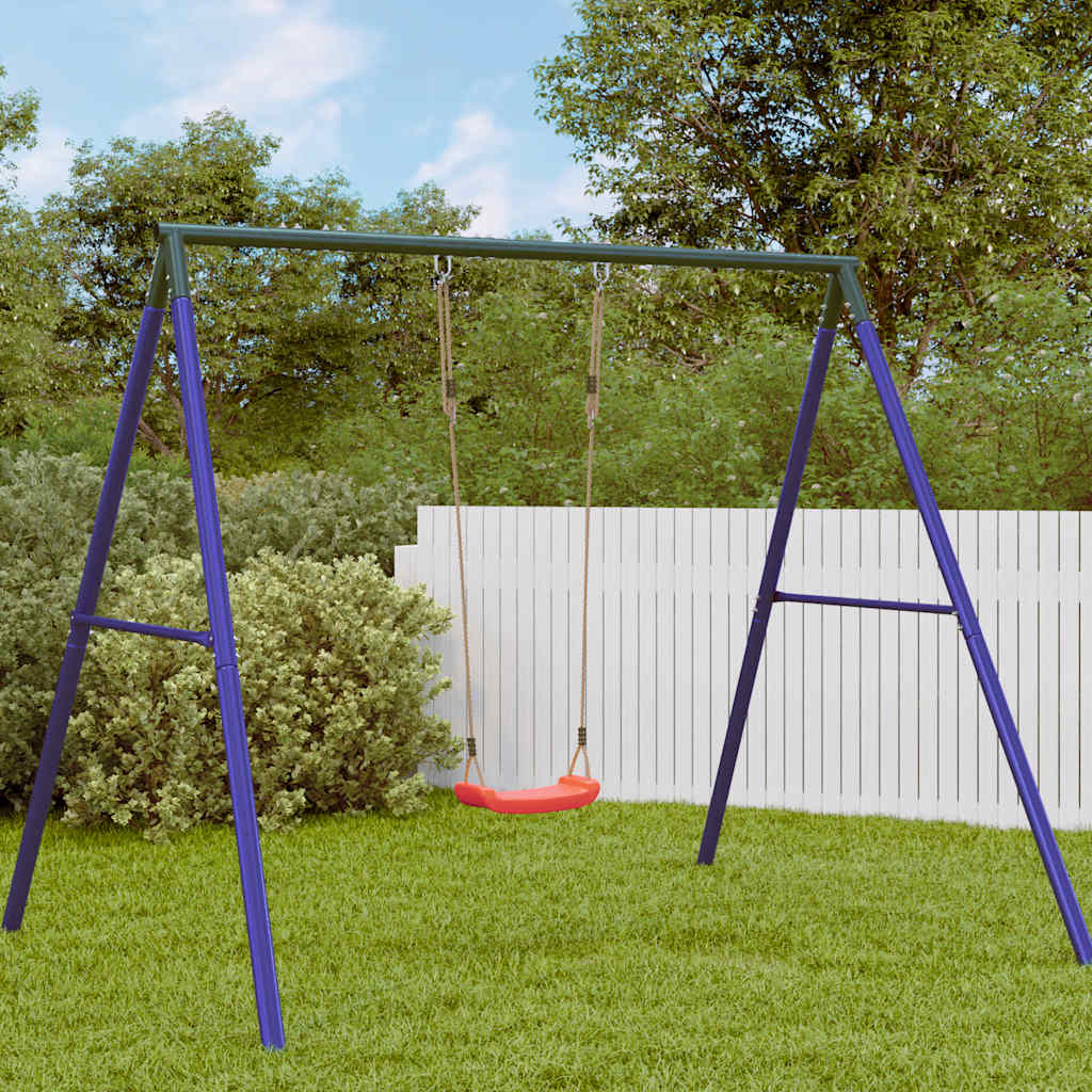 Vidaxl Swing Seat for Children 1-Person Justerbart tau Rødt