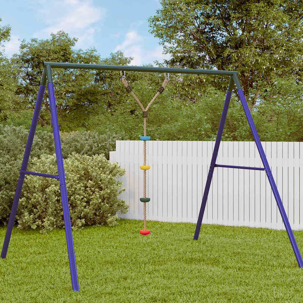 Vidaxl Climbing Swing med 4 skivor Multi -färgade