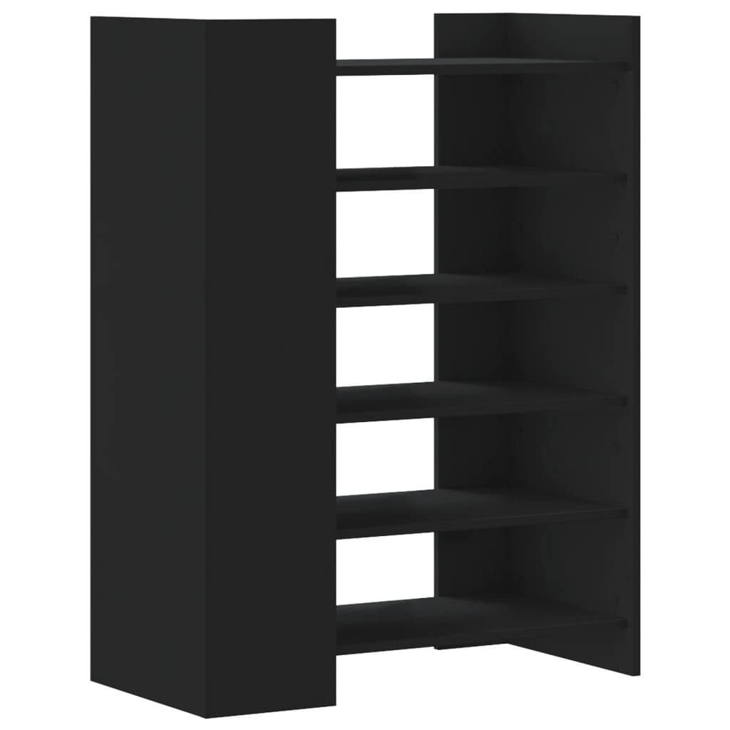 Vidaxl Shoe cabinet 74.5x37.5x100 cm Properted Wood Black