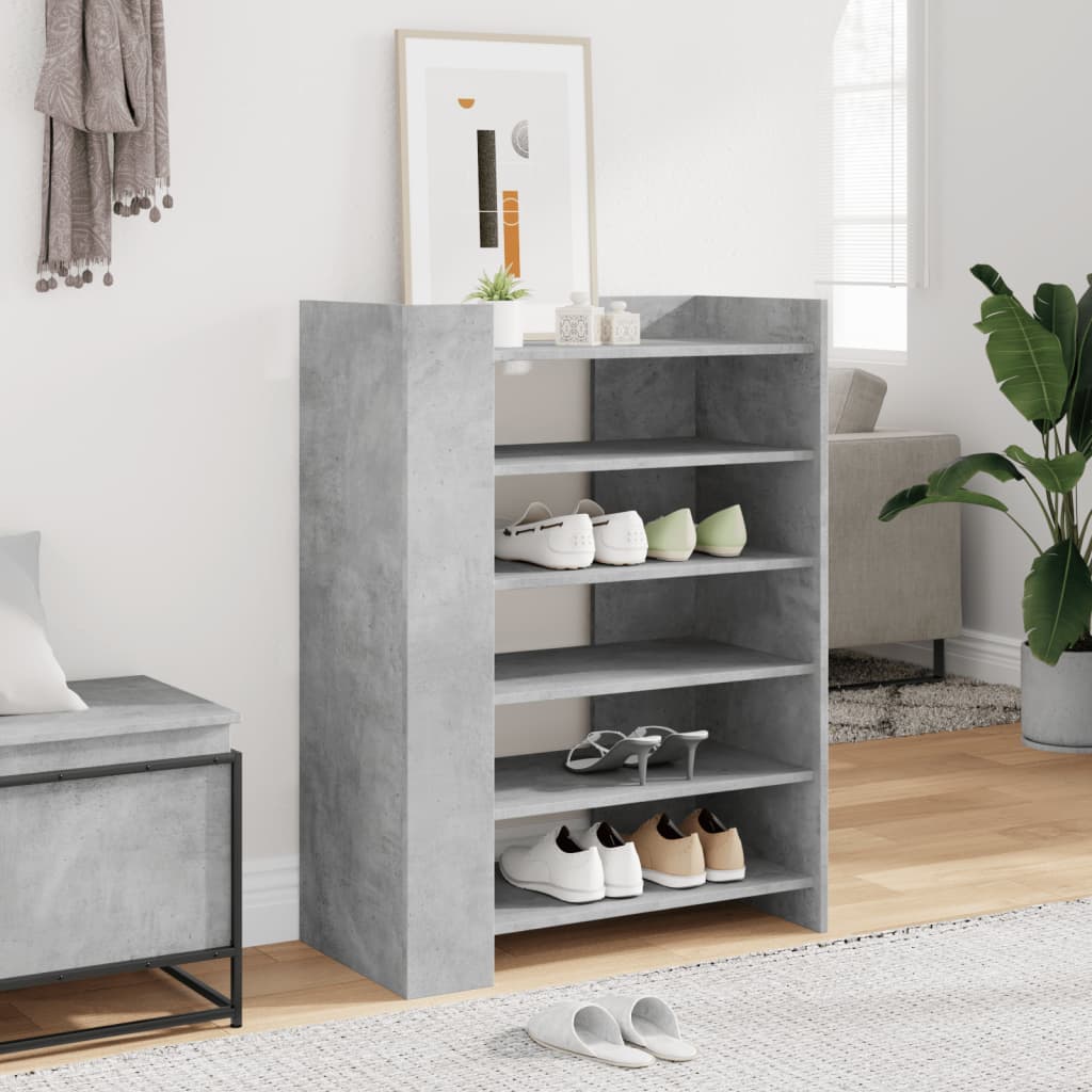 VidaXL shoe cabinet 74.5x37.5x100 cm processed wood concrete price