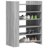 Armoire à chaussures Vidaxl 74.5x37.5x100 cm Proserted Wood Grey Sonoma Oak