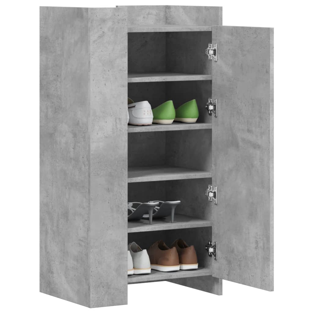 Armoire à chaussures Vidaxl 52x37.5x100 cm Prix en béton en bois édité