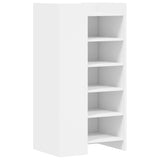 VidaXL Shoe cabinet 52x37.5x100 cm processed wood white