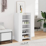 VidaXL Shoe cabinet 52x37.5x100 cm processed wood white