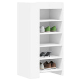 VidaXL Shoe cabinet 52x37.5x100 cm processed wood white