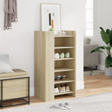 Vidaxl Shoe Cabinet 52x37.5x100 cm Vlastní dřevo Sonoma Oak Colored