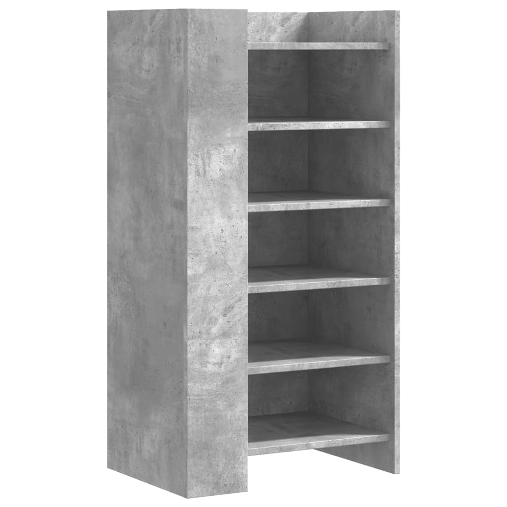 Vidaxl Shoe Cabinet 52x37.5x100 cm Redigerad träbetongpris