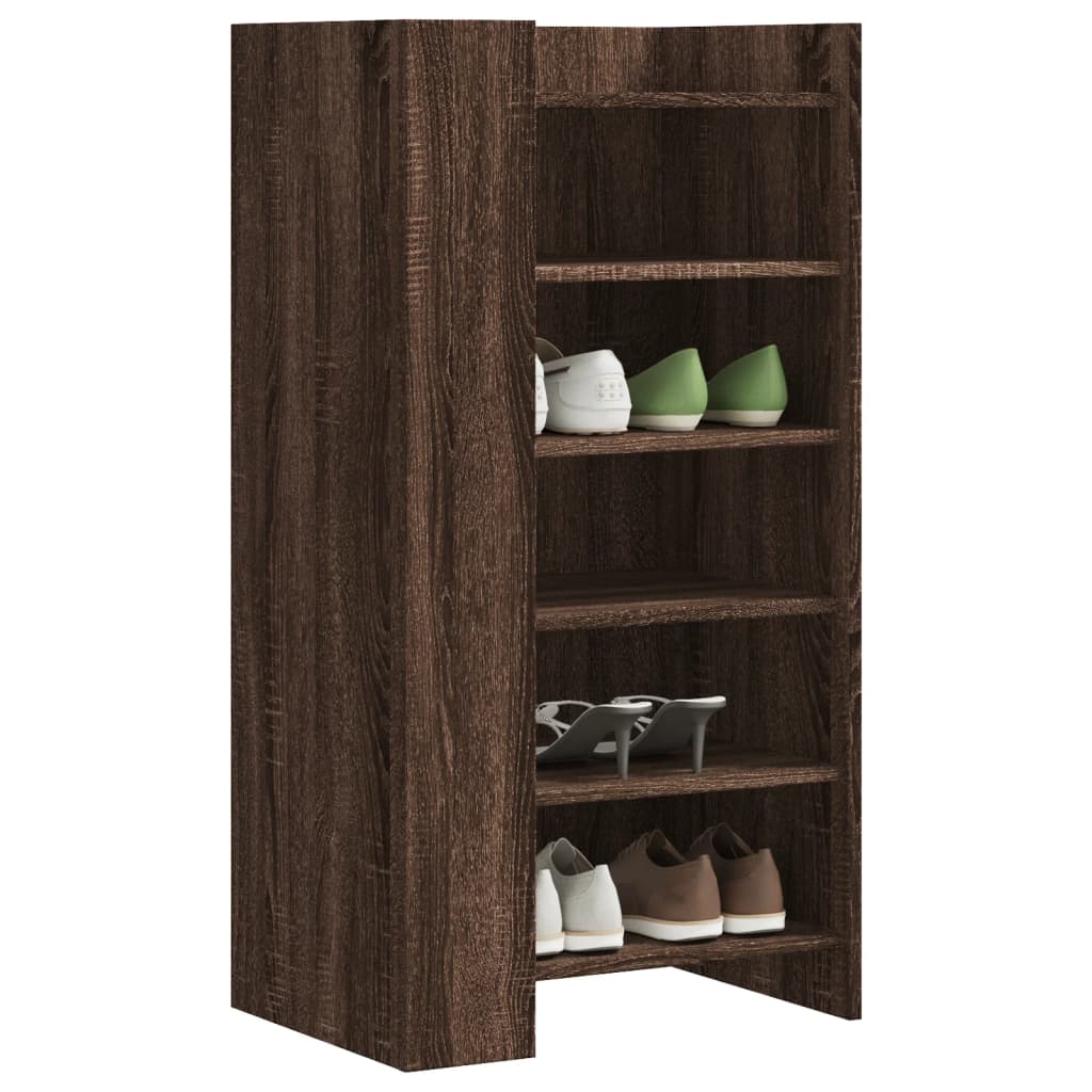 VidaXL shoe cabinet 52x37.5x100 cm Cut wood brown oak colored