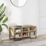 VidaXL Shoe cabinet 90x38x45.5 cm Properted Wood Sonoma Oak colored