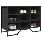 VidaXL Shoe cabinet 90x38x61.5 cm Properted Wood Black