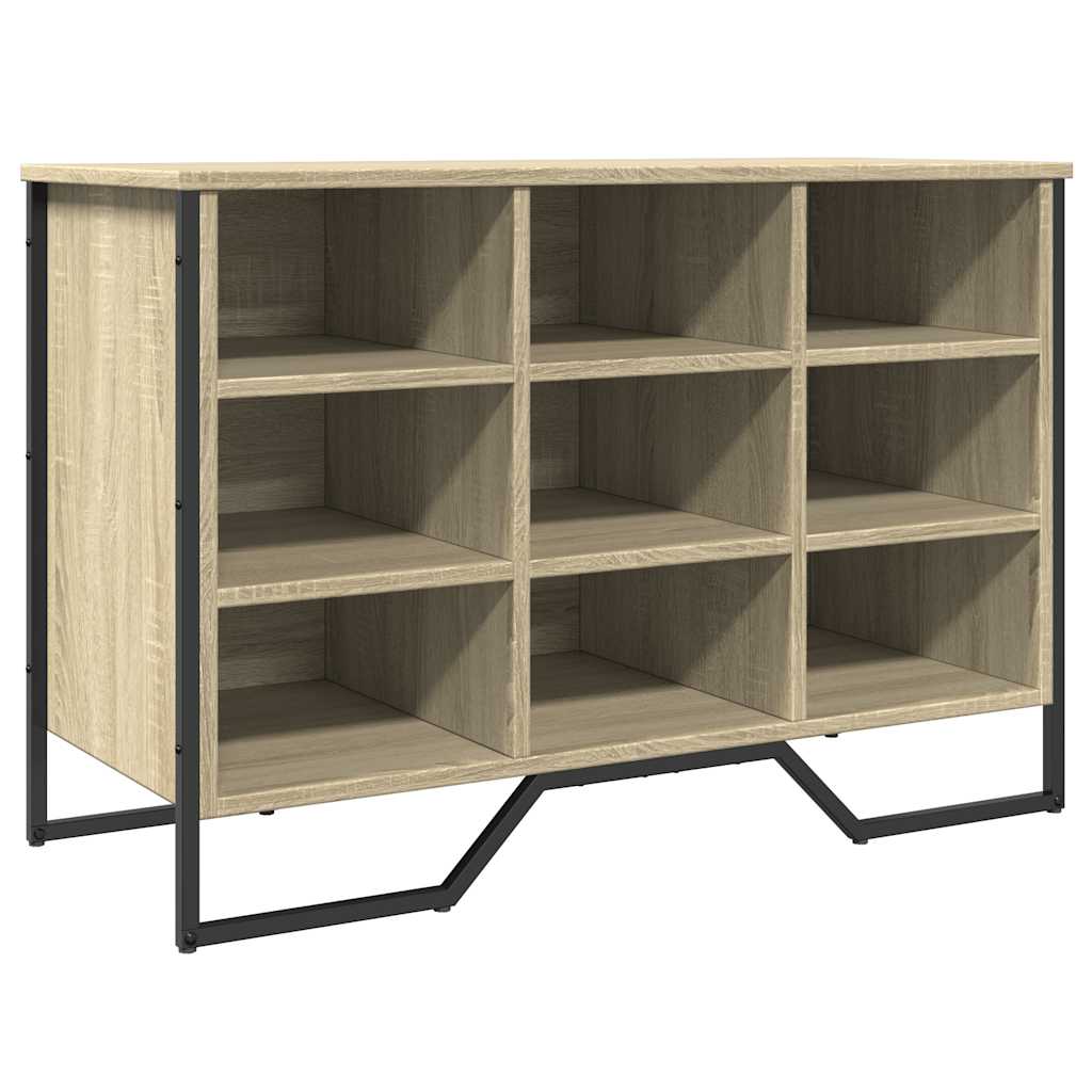 Vidaxl Cabinet da scarpe 90x38x61.5 cm Colore in legno di legno Sonoma