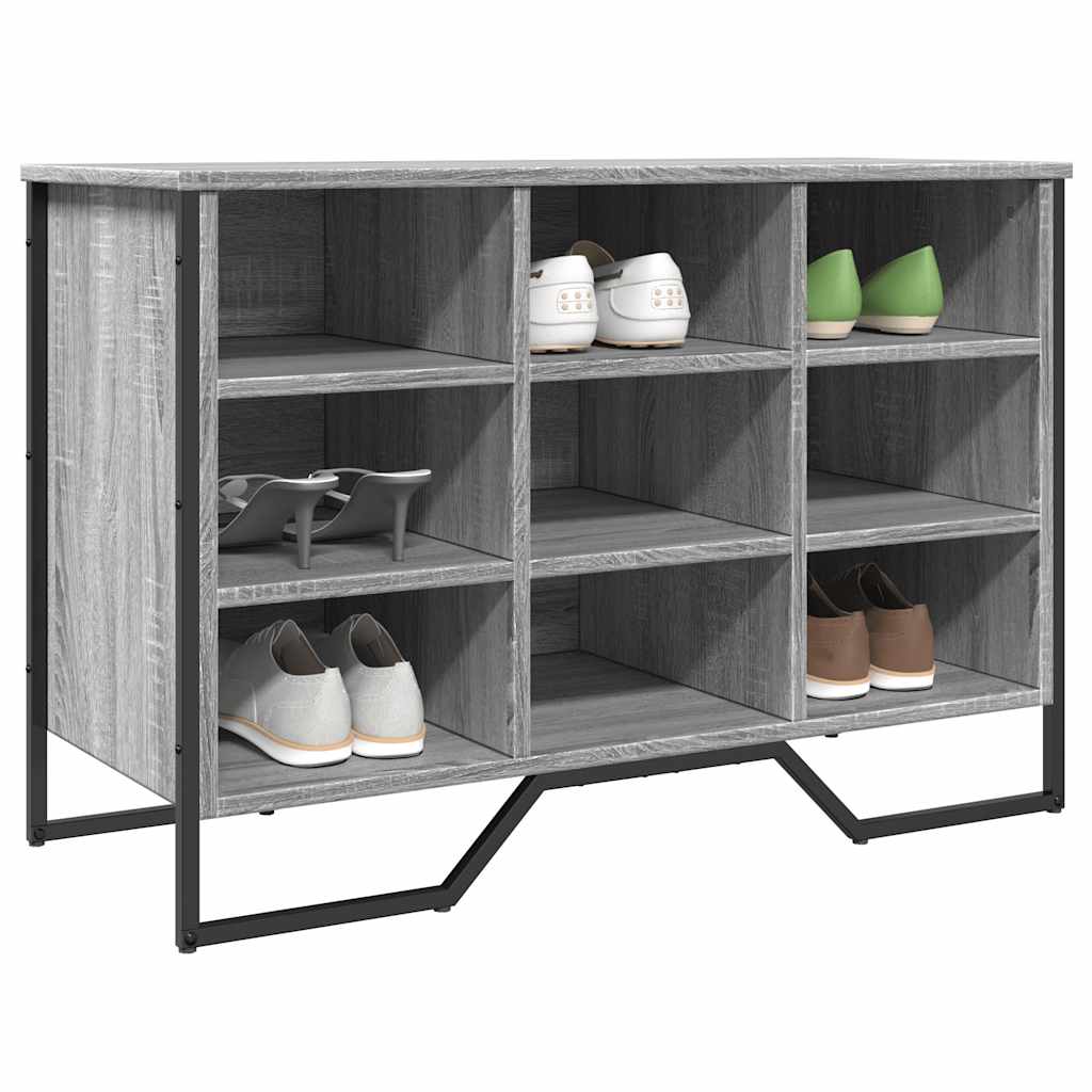 VidaXL Shoe cabinet 90x38x61.5 cm Properted Wood Gray Sonoma Oak color