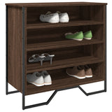 Vidaxl Shoe Cabinet 80x38x78 cm Property Wood Brown Oak -farvet