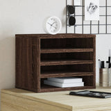 Vidaxl Bureau Occasioun 36x26x29,5 CM verschafft Holz brong faarweg