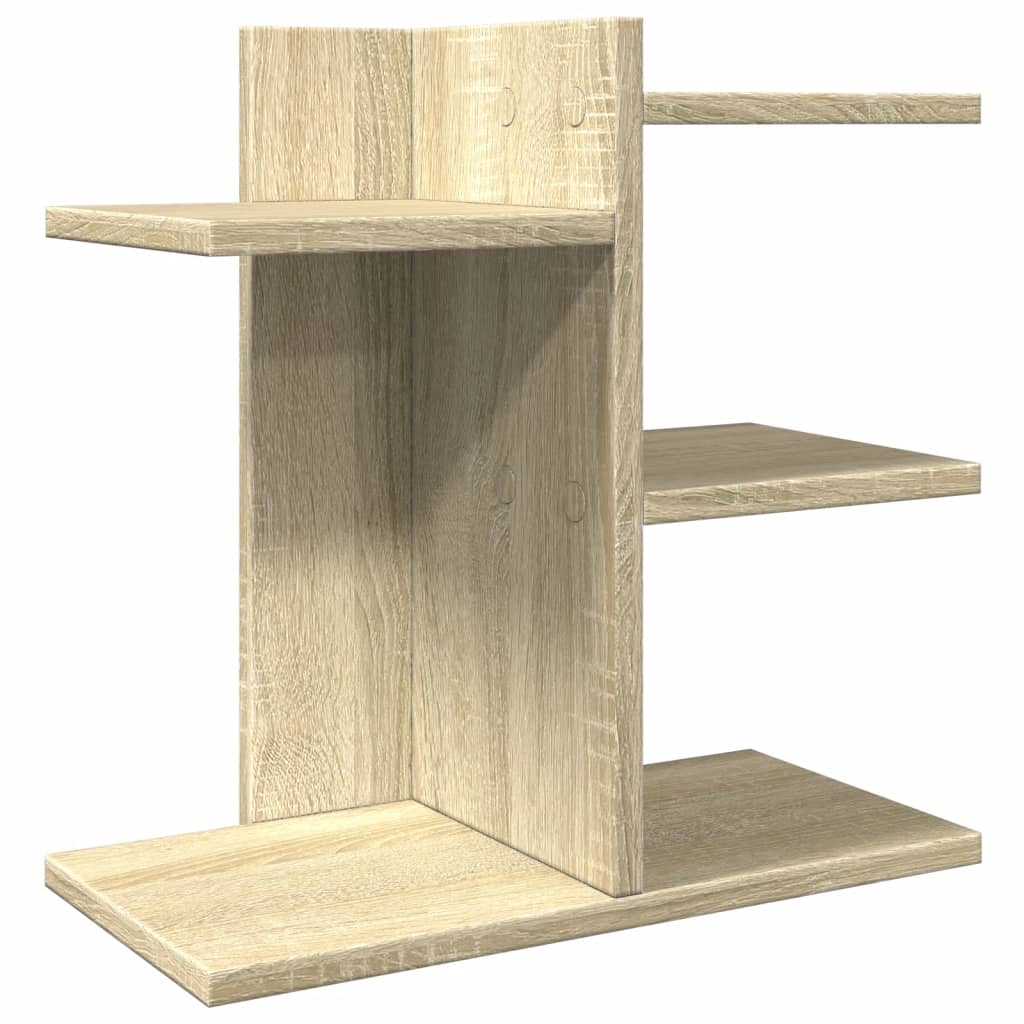 Organisateur du bureau de Vidaxl 42x21.5x42 cm Bois de chêne sonoma en bois de chêne