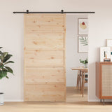 Porta scorrevole Vidaxl 100x208 cm Solid Pine