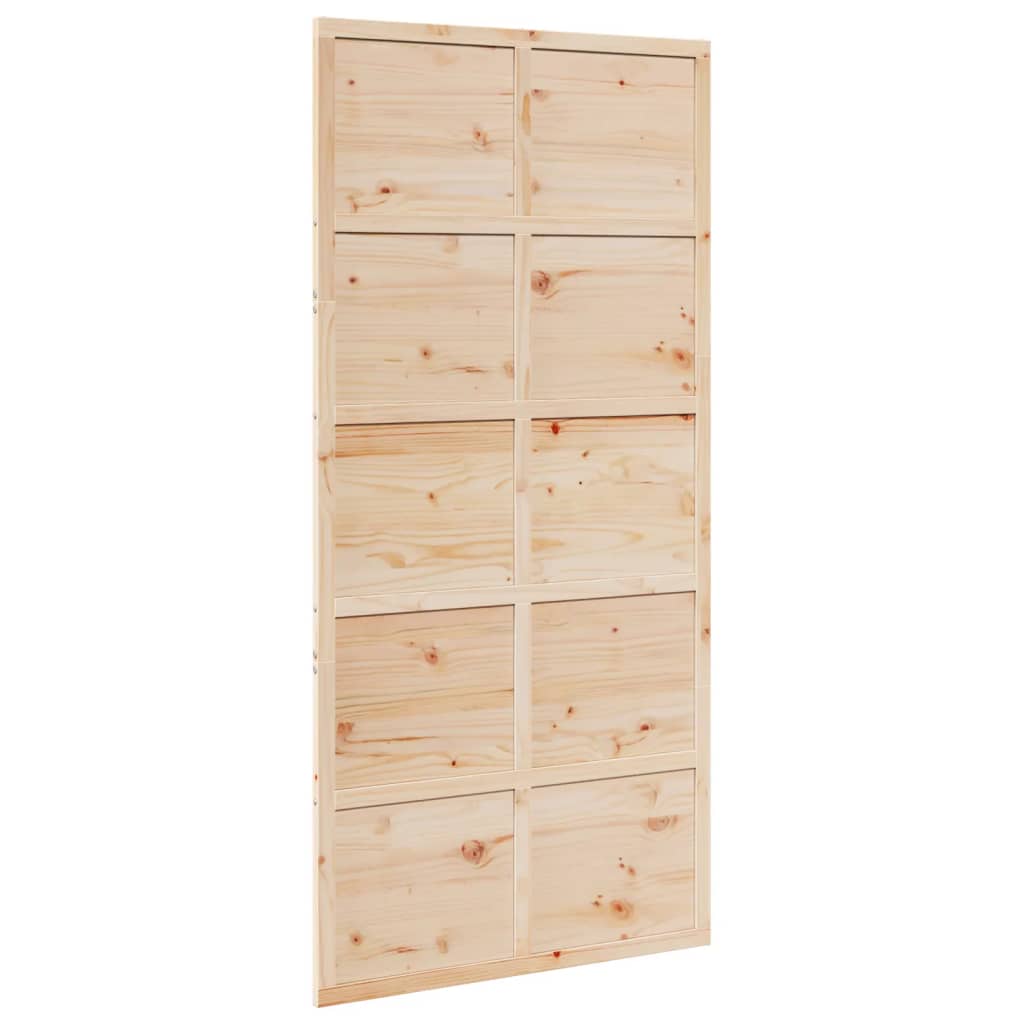 Porta scorrevole Vidaxl 100x208 cm Solid Pine