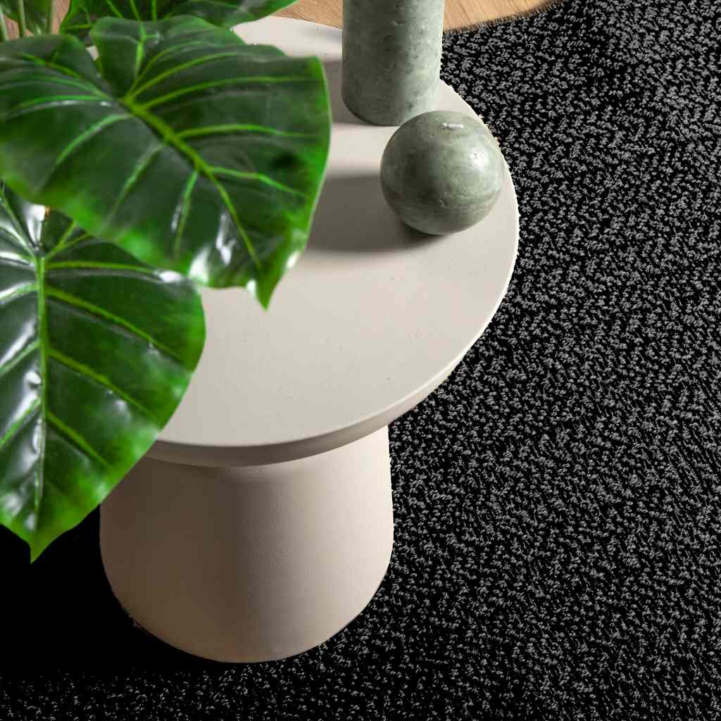 Vidaxl Rug Zizur inde og uden for 100x200cm jute look anthracite