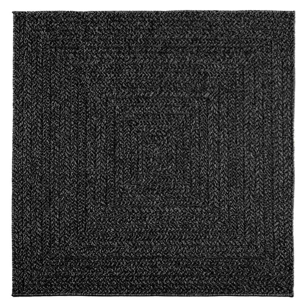 Vidaxl Rug Zizur Uvnitř a vně 120x120cm juta vypadat antracit