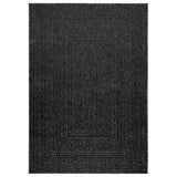 Vidaxl Rug Zizur dentro y fuera de 120x170 cm de yute mirada antracita