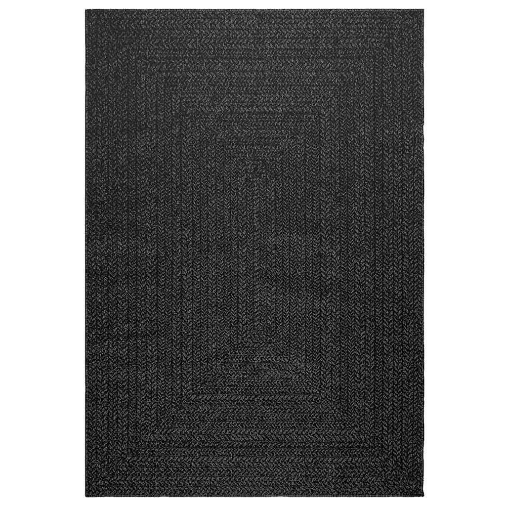 Vidaxl rug zizur bannen an ausserhalb 140x200Cm Juter kuckt anthracit