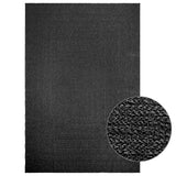 Vidaxl tapis zizur à l'intérieur et à l'extérieur 200x290cm jute look anthracite