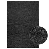 Vidaxl Rug Zizur inne og utenfor 120x170cm Jute Look Anthracite