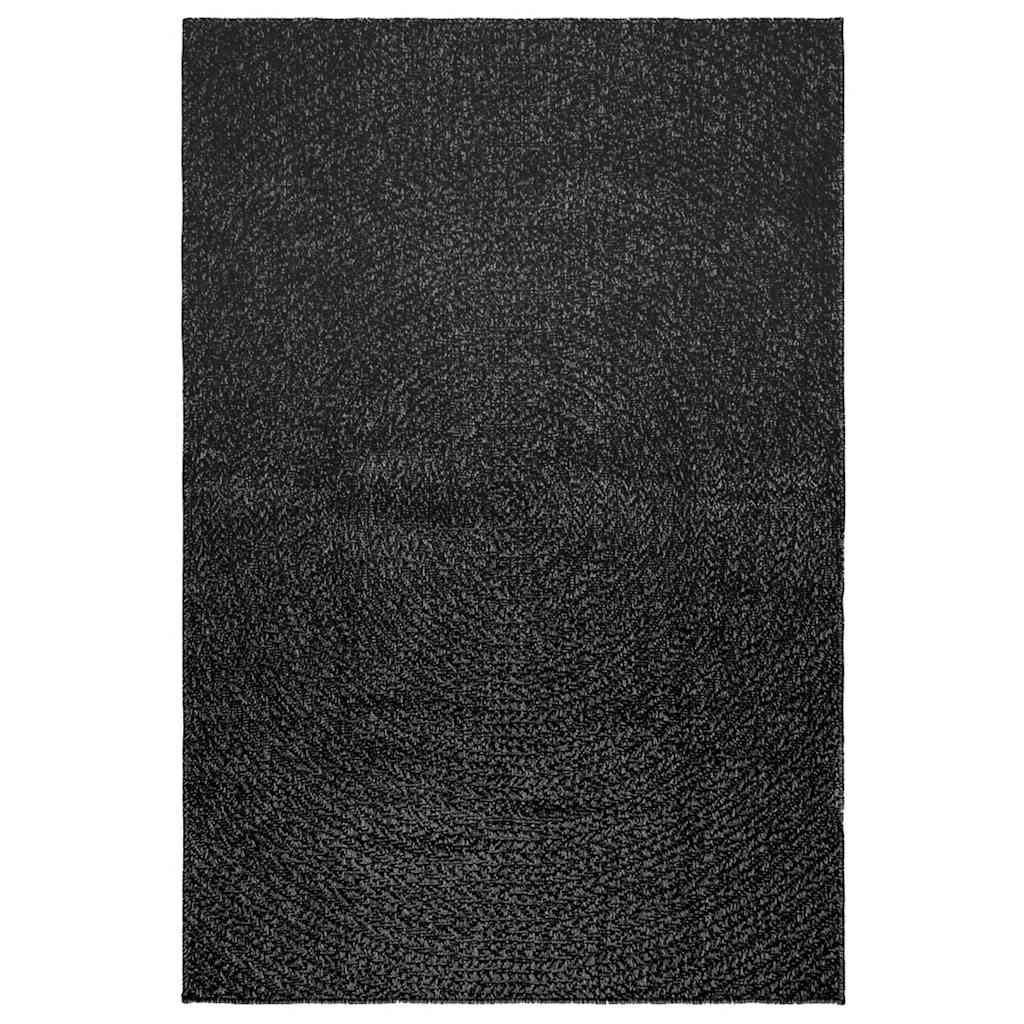 Vidaxl Rug Zizur inne og utenfor 120x170cm Jute Look Anthracite