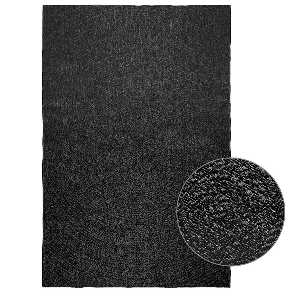 Vidaxl tapis zizur à l'intérieur et à l'extérieur 160x230 cm de jute Anthracite