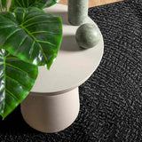 Vidaxl rug Zizur inside and outside 200x200cm jute look anthracite