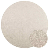 Vidaxl Rug Zizur Room Inside and Out Ø 200 cm Jute Look