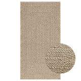 Vidaxl Rug Zizur Beige uvnitř a vně 80x150 cm juta vzhledu