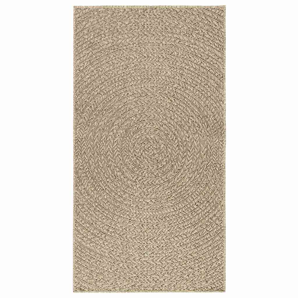 Vidaxl Rug Zizur Beige dentro y fuera de 80x150 cm de yute Look