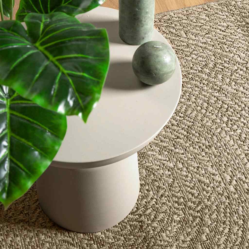 Vidaxl Rug Zizur Beige i og utenfor 80x150 cm jute utseende